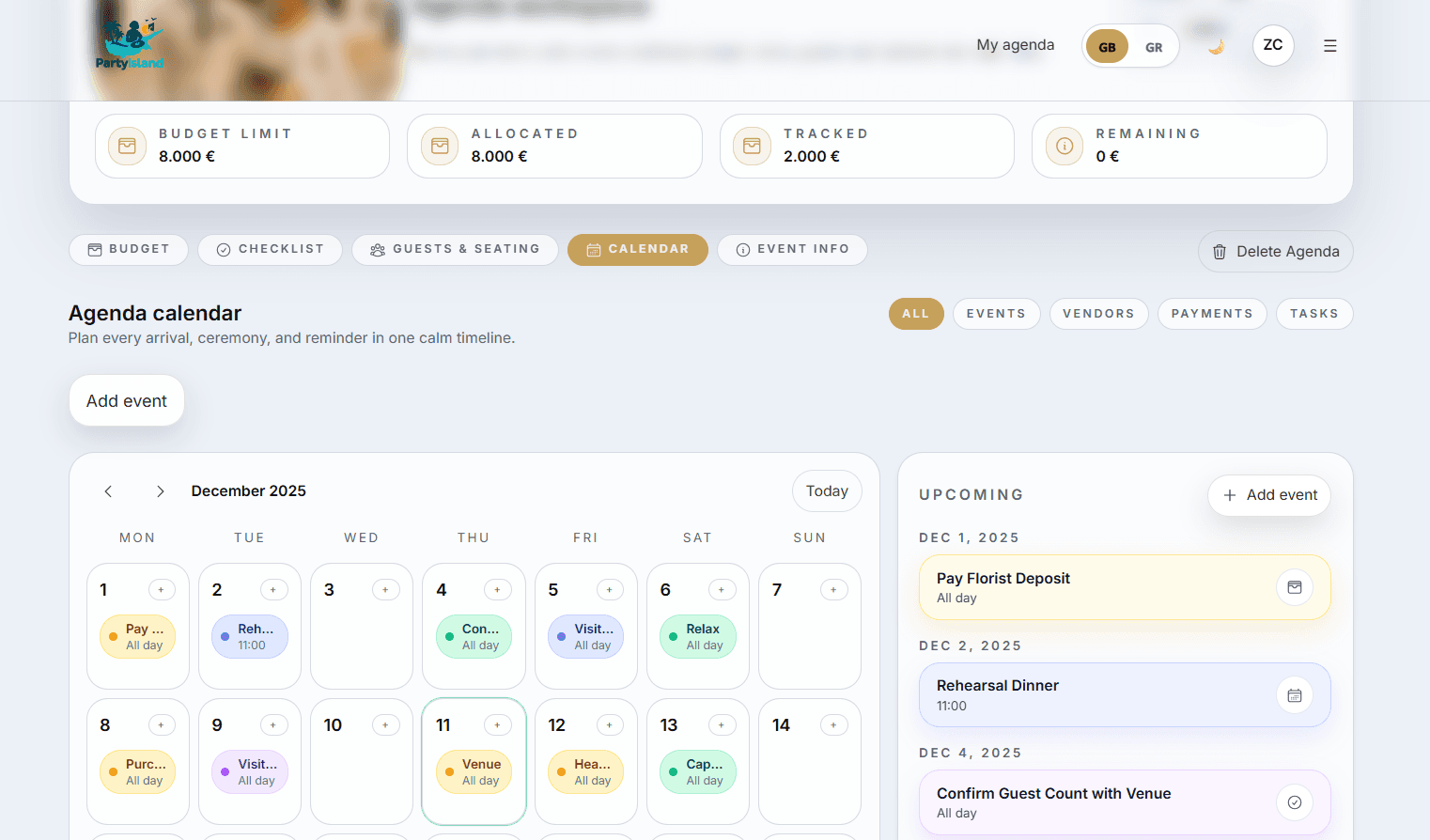 Tasks & Timeline in One Place